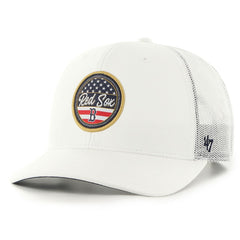 Boston Red Sox Homage Adjustable Trucker Hat White | 47 brand