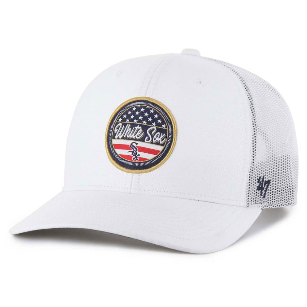 Chicago White Sox Homage Adjustable Trucker Hat White | 47 brand