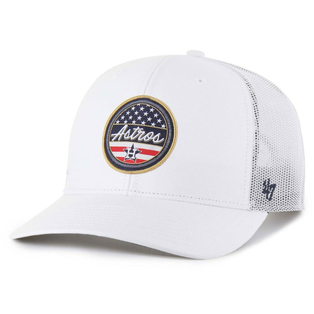 Houston Astros Homage Adjustable Trucker Hat White | 47 brand