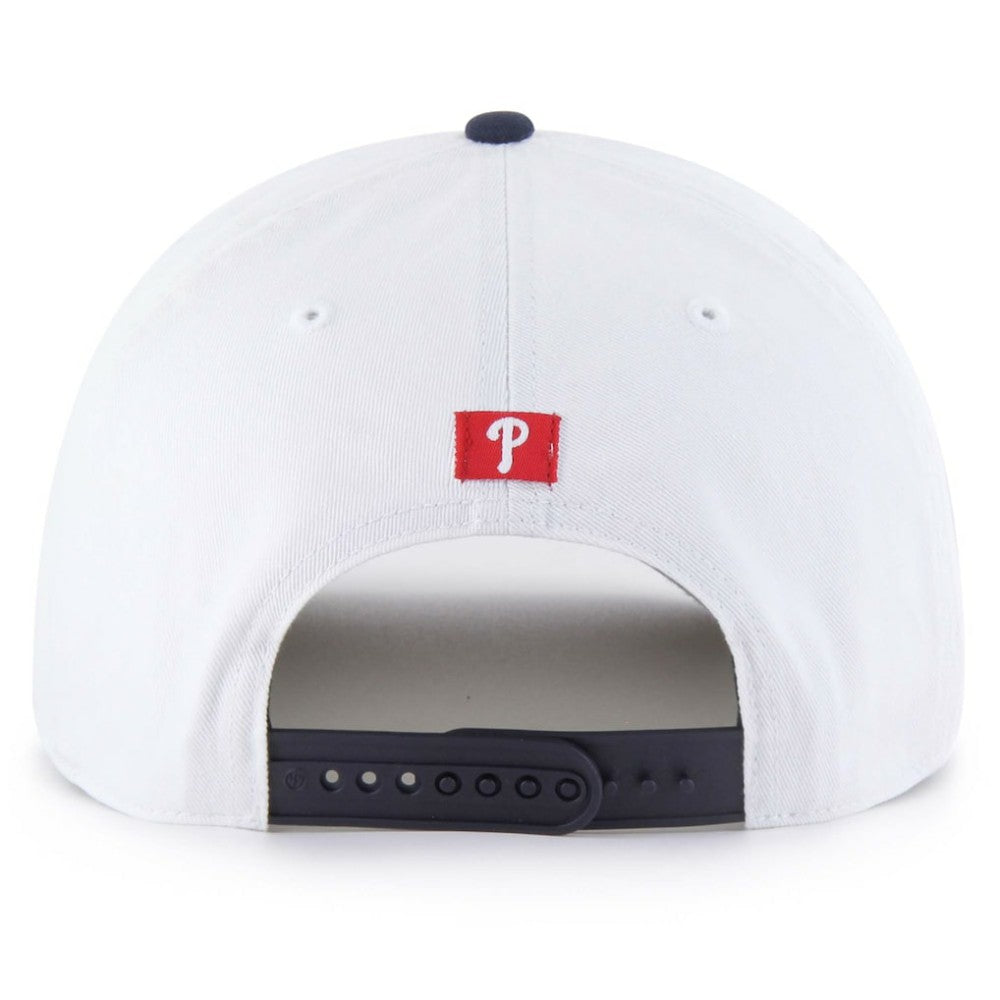 Philadelphia Phillies Patriotic Overhand Hitch Adjustable Hat White | 47 brand