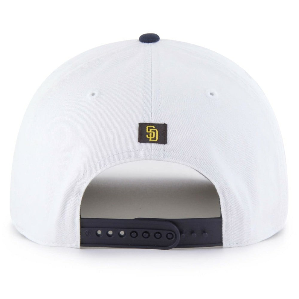 San Diego Padres Patriotic Overhand Hitch Adjustable Hat White | 47 brand