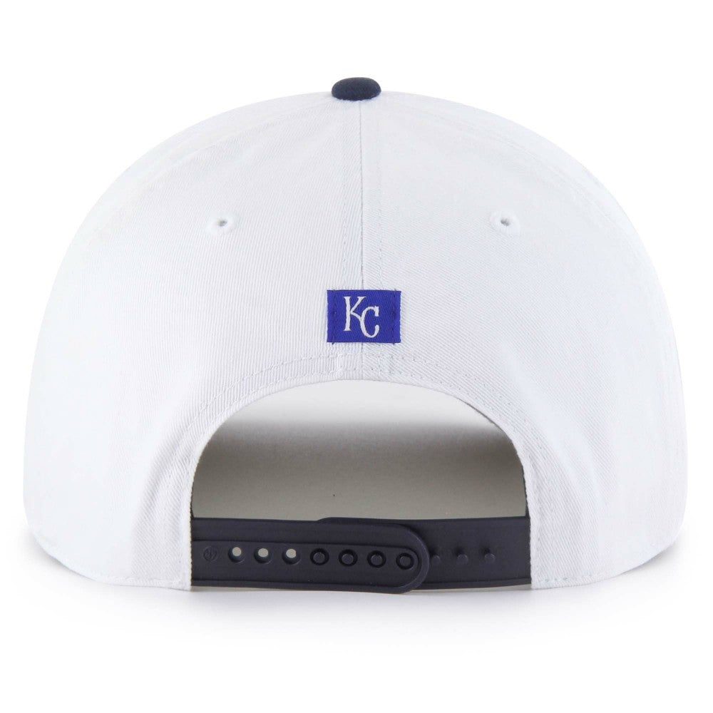 Kansas City Royals Patriotic Overhand Hitch Adjustable Hat White | 47 brand