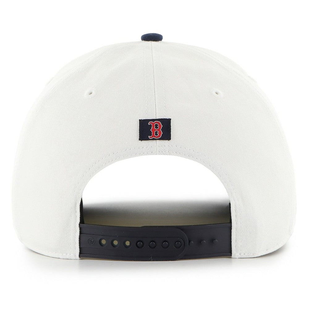 Boston Red Sox Patriotic Overhand Hitch Adjustable Hat White | 47 brand