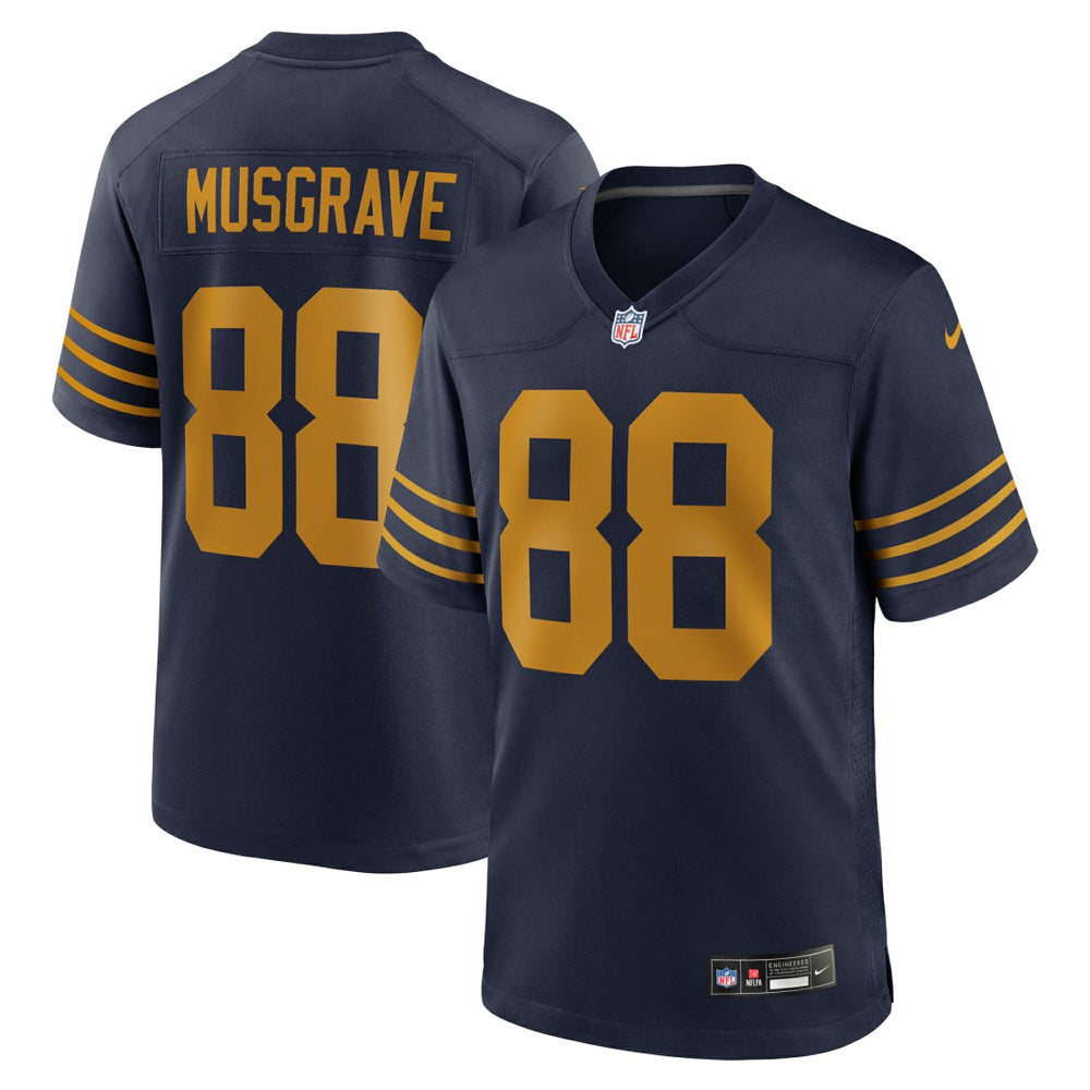 Luke Musgrave Green Bay Packers The 1923 Classic Game Jersey - Navy