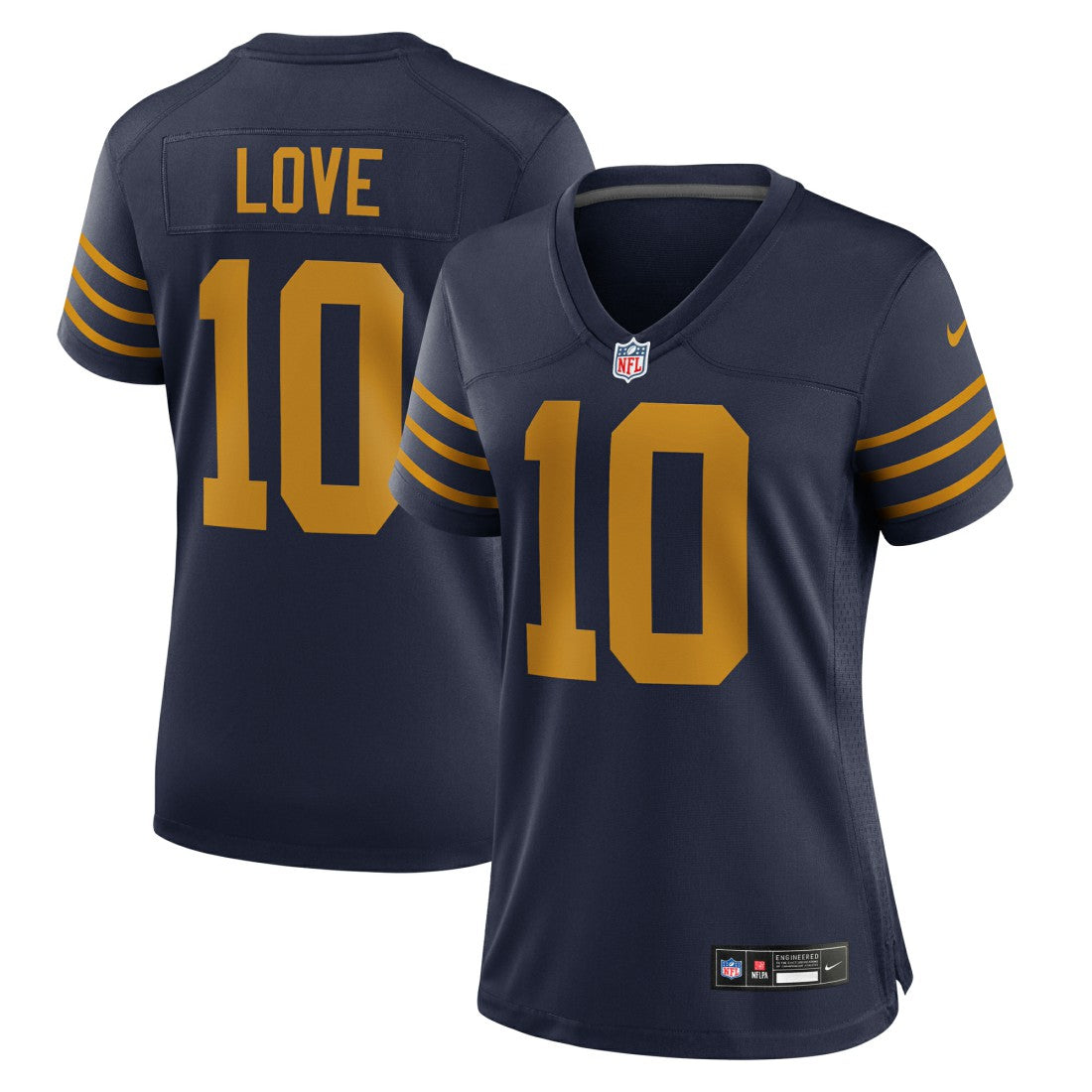 Jordan Love Green Bay Packers Women's The 1923 Classic Game Jersey - Navy