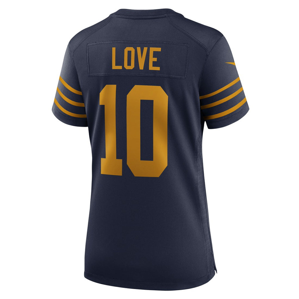 Jordan Love Green Bay Packers Women's The 1923 Classic Game Jersey - Navy