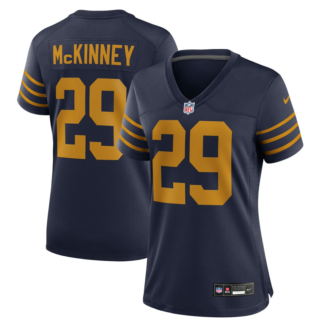 Xavier McKinney Green Bay Packers Women's The 1923 Classic Game Jersey - Navy