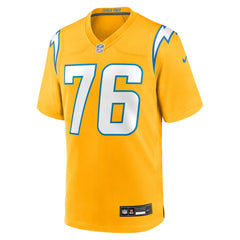 Joe Alt Los Angeles Chargers Alternate Charger Power Game Player Jersey - Gold