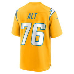 Joe Alt Los Angeles Chargers Alternate Charger Power Game Player Jersey - Gold