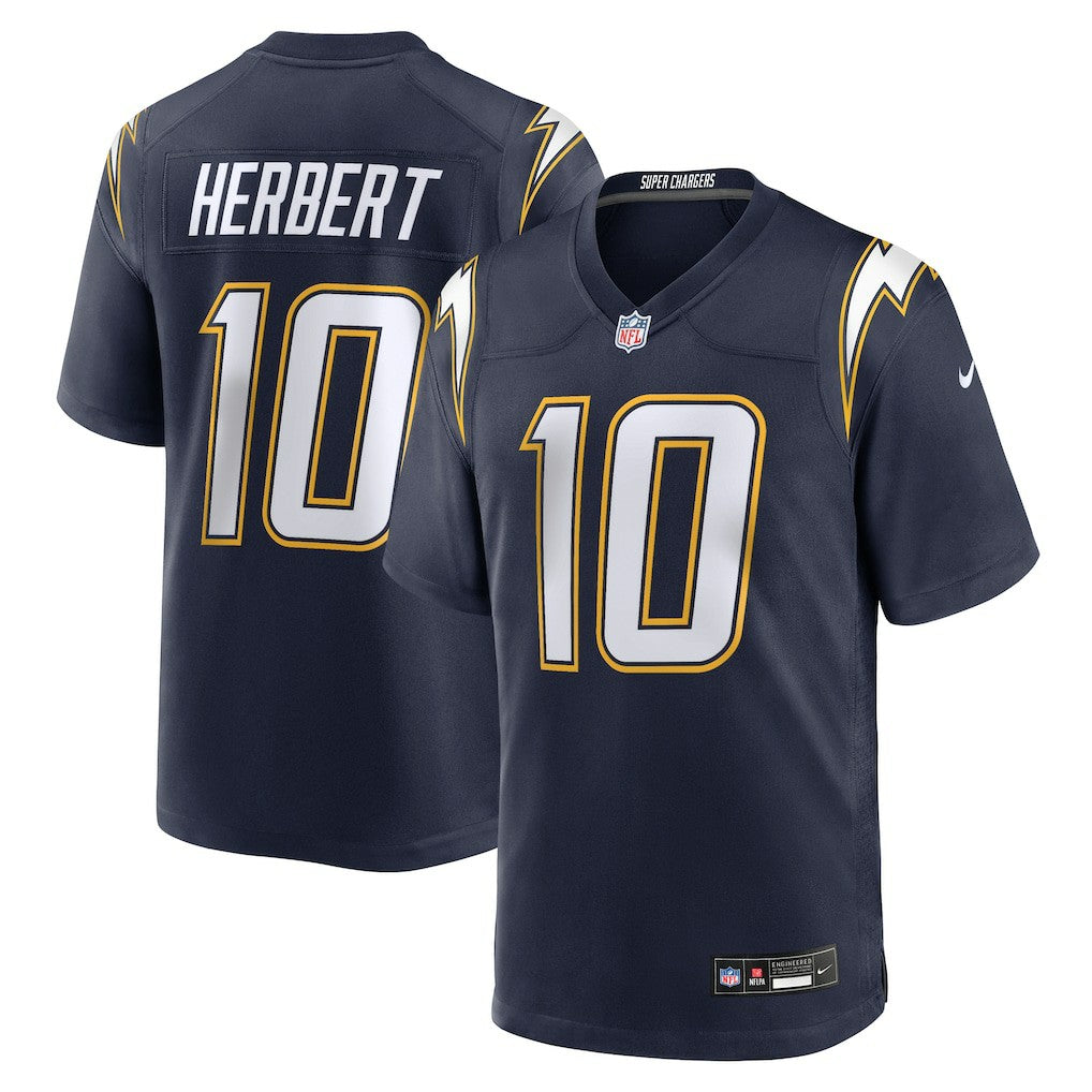 Justin Herbert Los Angeles Chargers Alternate Super Chargers Game Player Jersey - Navy