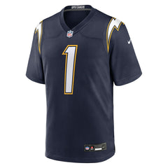 Quentin Johnston Los Angeles Chargers Alternate Super Chargers Game Player Jersey - Navy