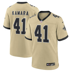 Alvin Kamara New Orleans Saints Gameday Golds Alternate Game Player Jersey - Gold