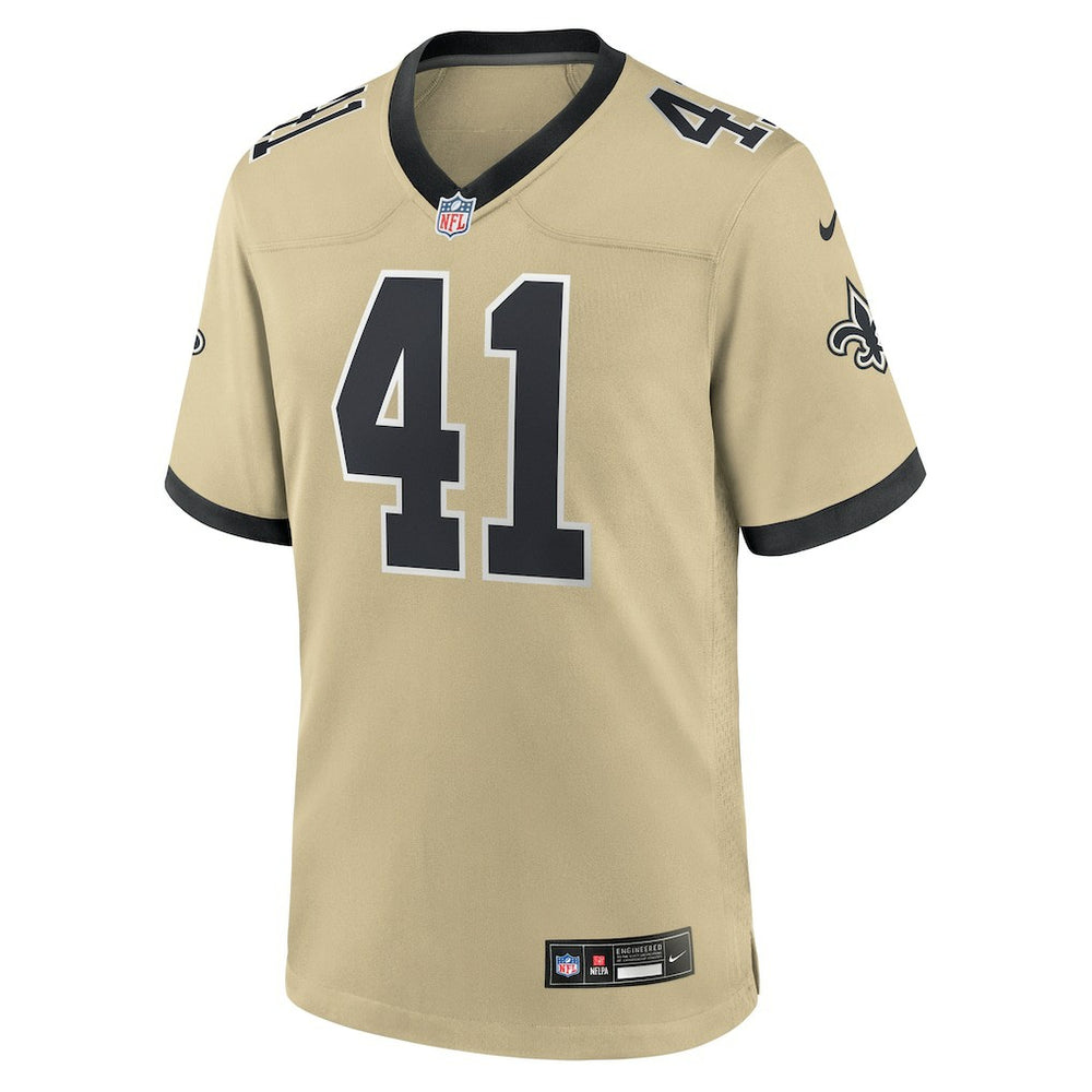 Alvin Kamara New Orleans Saints Gameday Golds Alternate Game Player Jersey - Gold