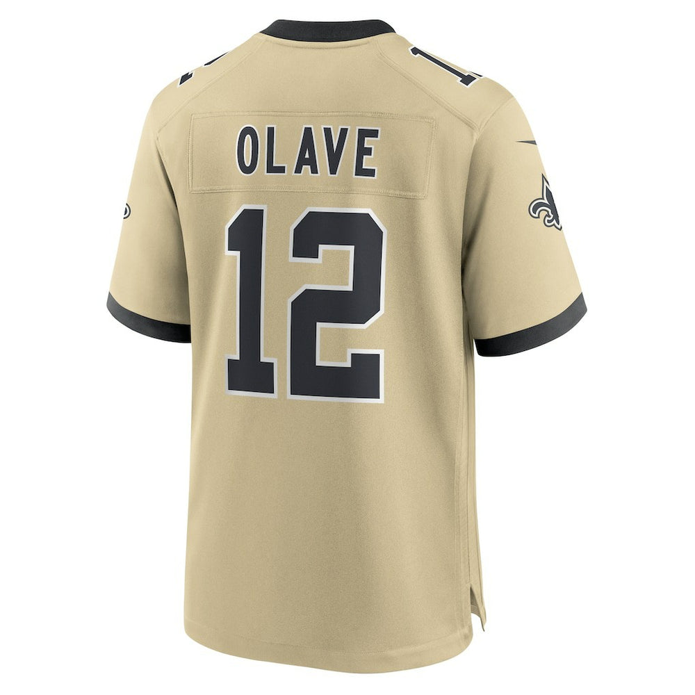 Chris Olave New Orleans Saints Gameday Golds Alternate Game Player Jersey - Gold