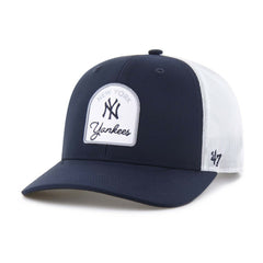 New York Yankees Gimmie Golf Trucker Adjustable Hat Navy | 47 brand