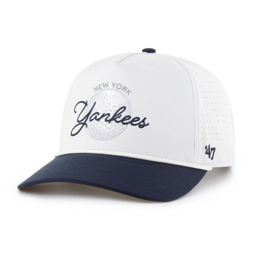 New York Yankees Gimmie Golf Hitch Rope Adjustable Hat White/Navy | 47 brand