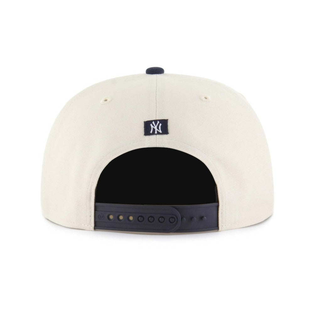 New York Yankees Payson Captain Snapback Hat Natural | 47 brand