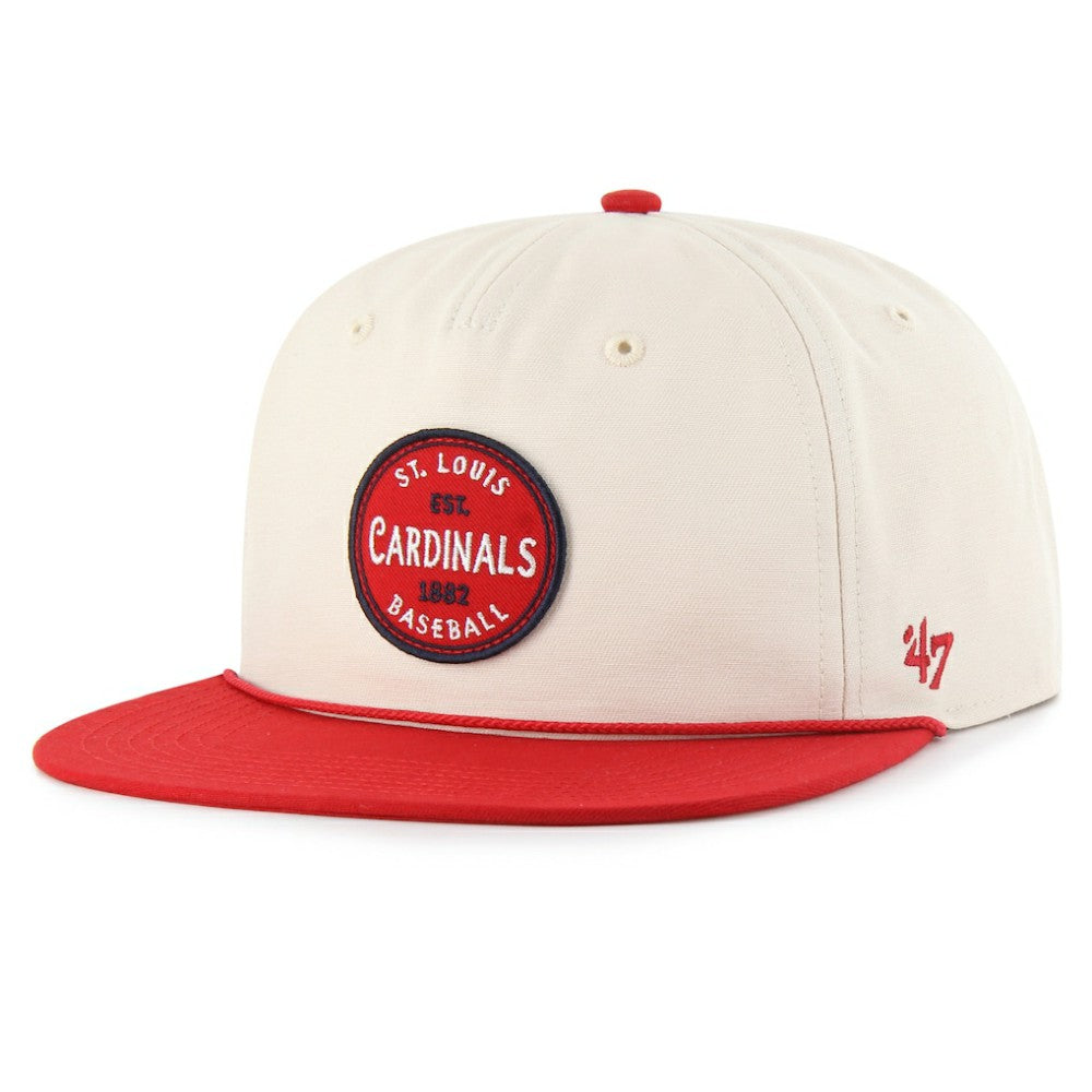 St. Louis Cardinals Payson Captain Adjustable Hat Cream | 47 brand