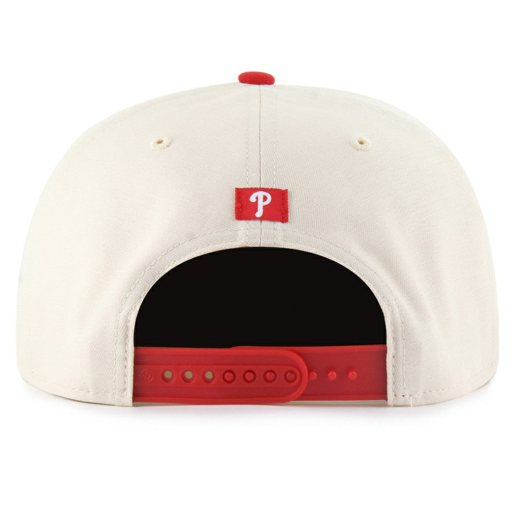 Philadelphia Phillies Payson Captain Snapback Hat Natural | 47 brand