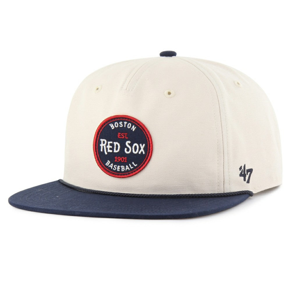 Boston Red Sox Payson Captain Snapback Hat Natural | 47 brand
