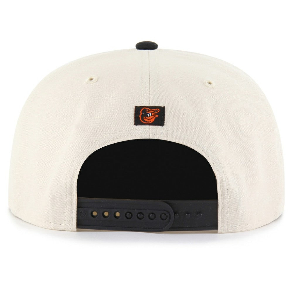 Baltimore Orioles Payson Captain Snapback Hat Natural | 47 brand