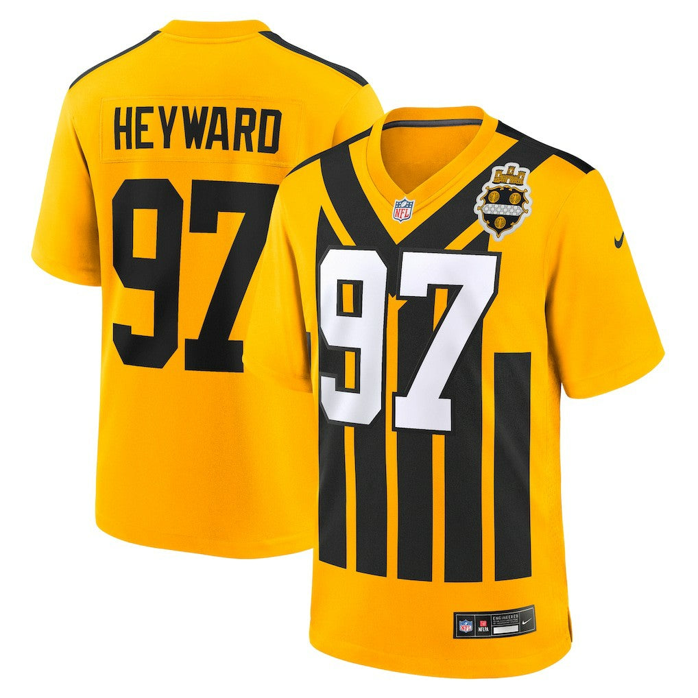 Cameron Heyward Pittsburgh Steelers Alternate 1933 Throwback Game Jersey - Gold