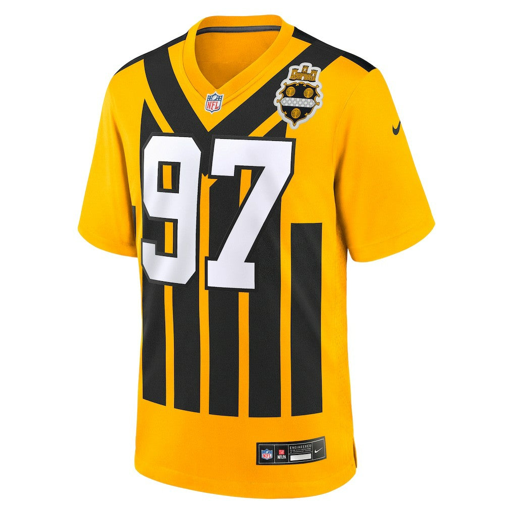 Cameron Heyward Pittsburgh Steelers Alternate 1933 Throwback Game Jersey - Gold
