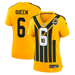 Patrick Queen Pittsburgh Steelers Women's Alternate 1933 Throwback Game Jersey - Gold
