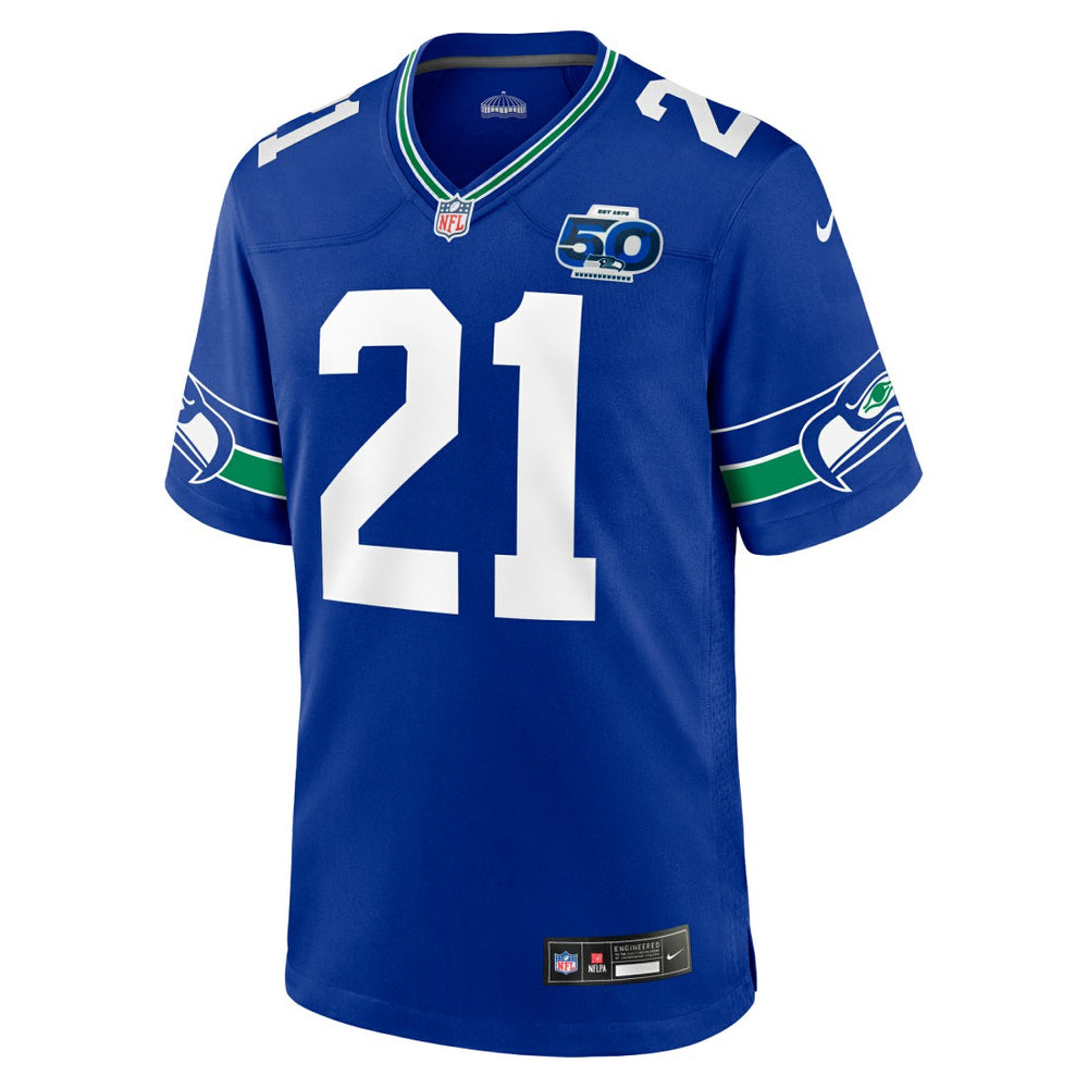 Devon Witherspoon Seattle Seahawks Alternate 50th Season Game Jersey - Royal