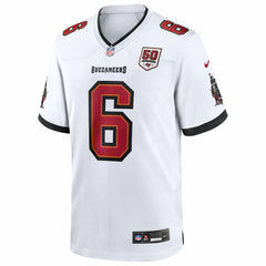 Baker Mayfield Tampa Bay Buccaneers 50th Season White Game Jersey - White