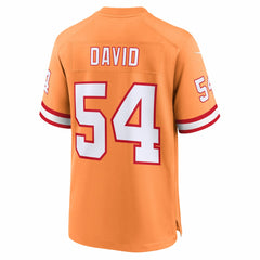 Lavonte David Tampa Bay Buccaneers 50th Season Game Jersey - Creamsicle