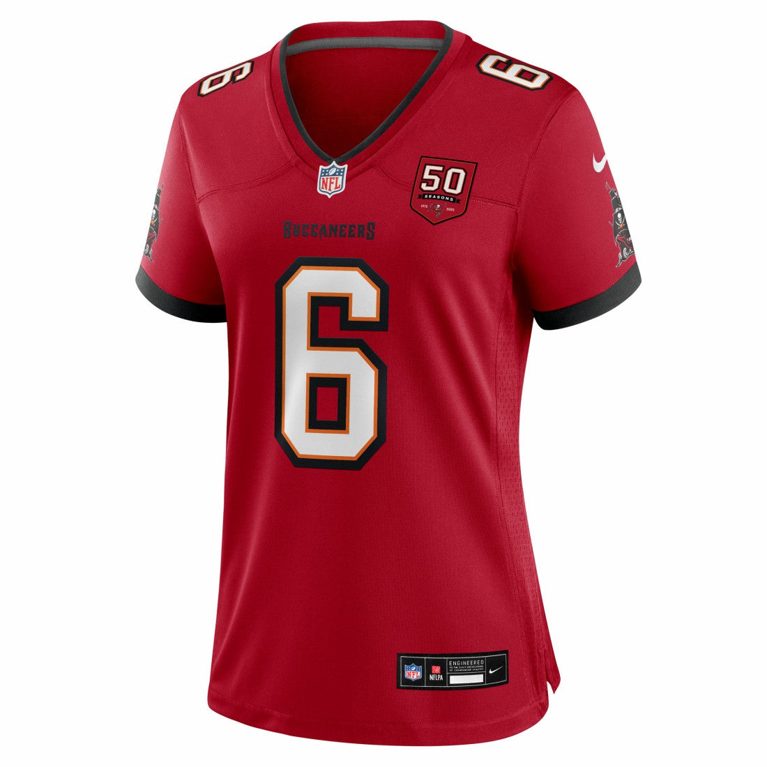 Baker Mayfield Tampa Bay Buccaneers Women's 50th Season Team Game Jersey - Red