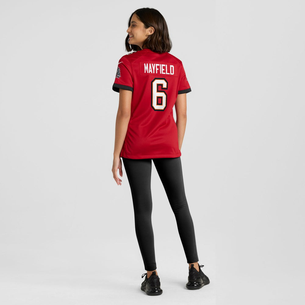 Baker Mayfield Tampa Bay Buccaneers Women's 50th Season Team Game Jersey - Red