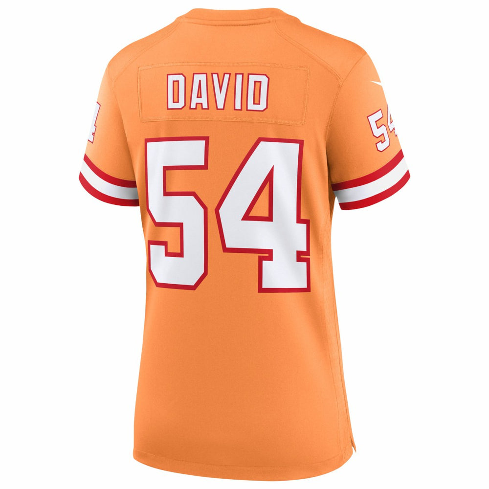 Lavonte David Tampa Bay Buccaneers Women's 50th Season Game Jersey - Creamsicle