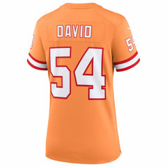 Lavonte David Tampa Bay Buccaneers Women's 50th Season Game Jersey - Creamsicle