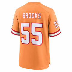 Derrick Brooks Tampa Bay Buccaneers 50th Season Game Jersey - Creamsicle