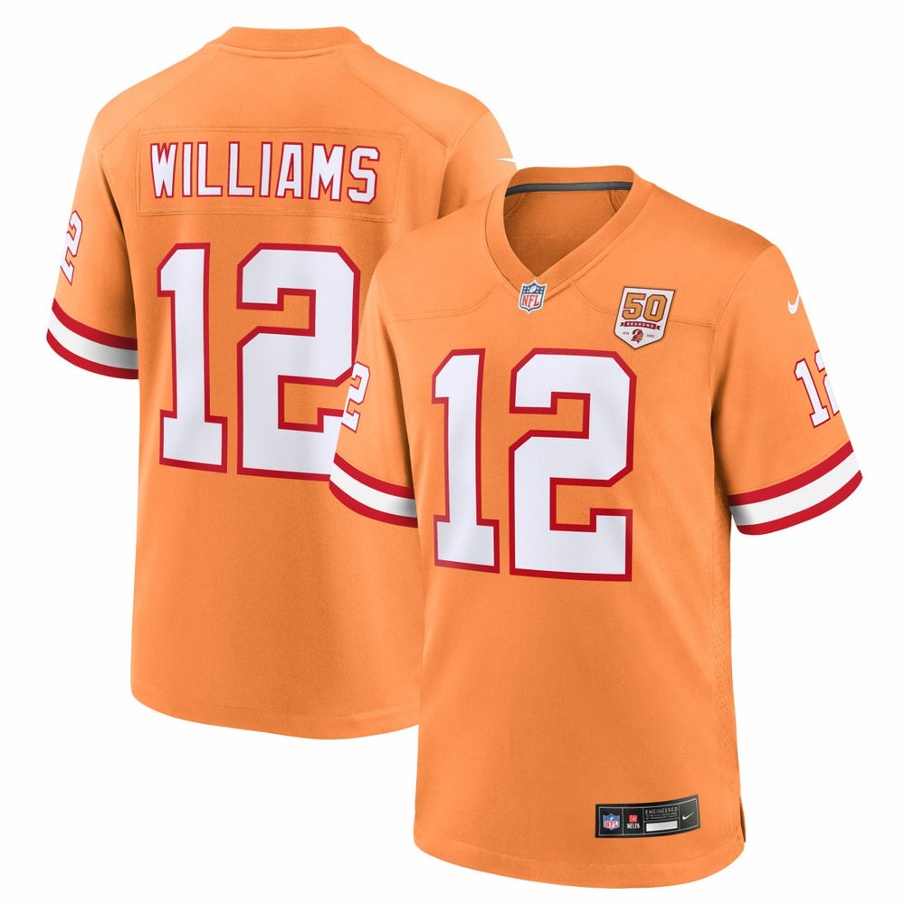 Doug Williams Tampa Bay Buccaneers 50th Season Game Jersey - Creamsicle