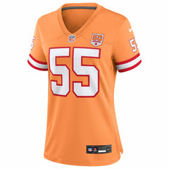 Derrick Brooks Tampa Bay Buccaneers Women's 50th Season Game Jersey - Creamsicle
