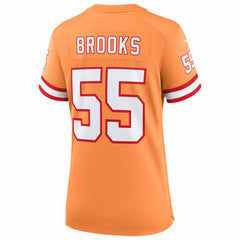 Derrick Brooks Tampa Bay Buccaneers Women's 50th Season Game Jersey - Creamsicle