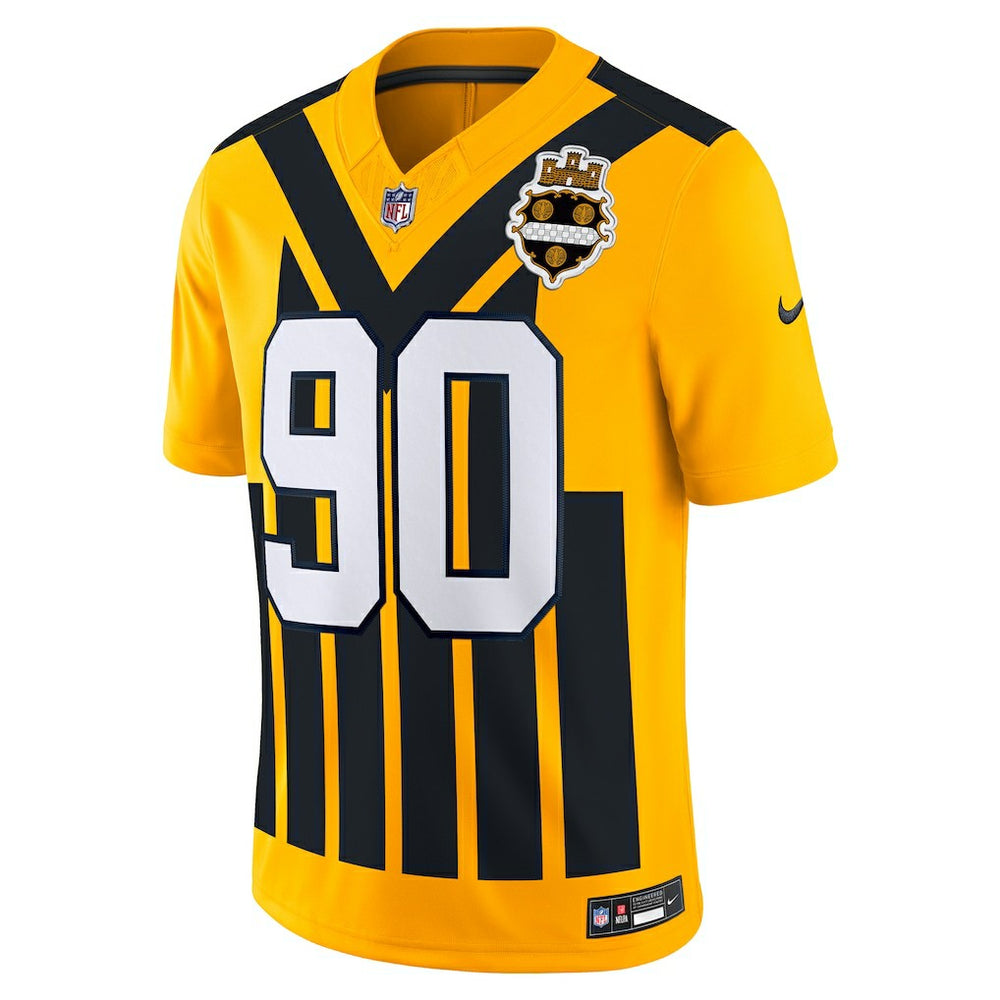 T.J. Watt Pittsburgh Steelers Alternate Vapor F.U.S.E. Limited Jersey - Gold