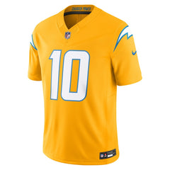 Justin Herbert Los Angeles Chargers Alternate Charger Power Vapor F.U.S.E. Limited Jersey - Gold