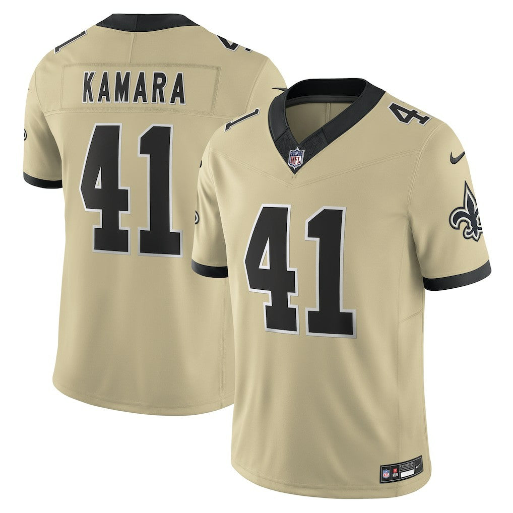Alvin Kamara New Orleans Saints Gameday Golds Alternate Vapor F.U.S.E. Limited Jersey - Gold