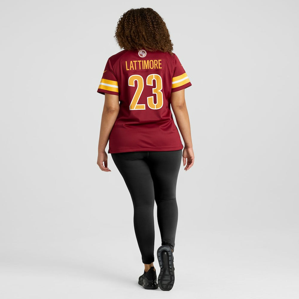 Marshon Lattimore Washington Commanders Women's Team Game Jersey - Burgundy