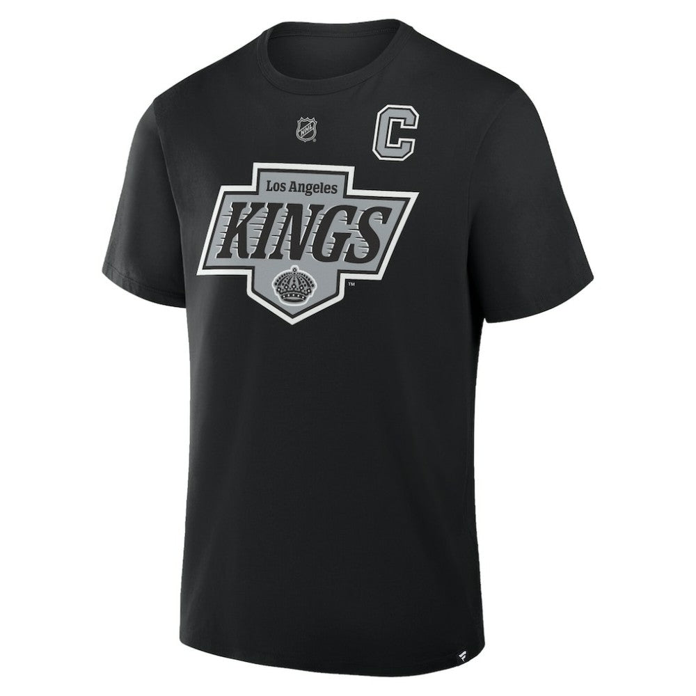 Anze Kopitar Los Angeles Kings Fanatics Authentic Stack Name & Number T-Shirt Black