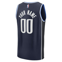 Dallas Mavericks Fast Break Custom Jersey sale - Statement Editi- Navy