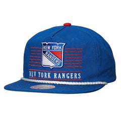 New York Rangers Mitchell & Ness Ascend Deadstock Snapback Hat Blue