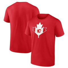 Calgary Flames Canada Day T-Shirt Red