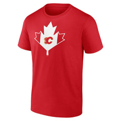 Calgary Flames Canada Day T-Shirt Red