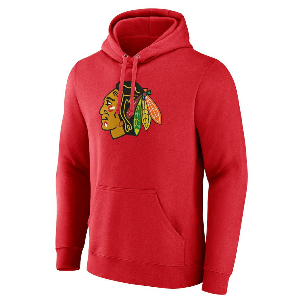 Chicago Blackhawks Primary Logo Pullover Hoodie Red