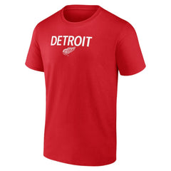Detroit Red Wings Primary Logo T-Shirt Red